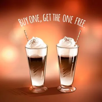 Latte Stock Illustration