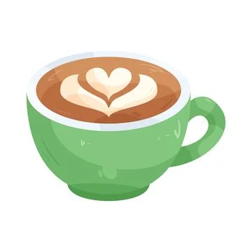 Latte Stock-Illustration