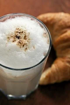 Latte macchiato Stock Photos