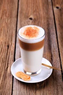 Latte macchiato Stock Photos