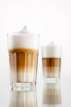 Latte macchiato Stock-Fotos