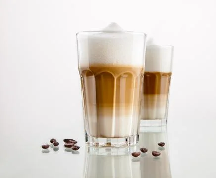 Latte macchiato Fotos de archivo