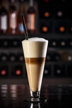 Latte macchiato Stock Photos