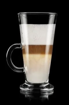 Latte macchiato Stock Photos