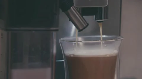 Latte Making Process Stock Footage 65630373