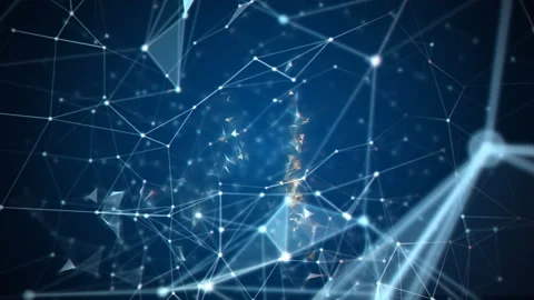 Lattice fly-through 03 Stock Footage 148680695