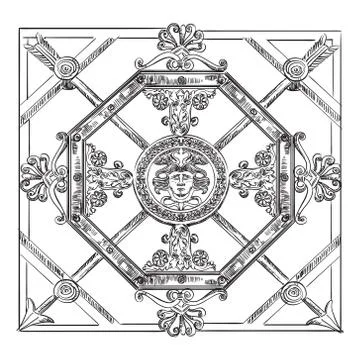 Lattice Illustrazione stock