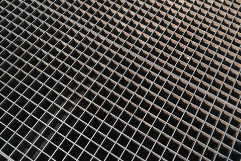 Lattice pattern with squares over black background Foto stock