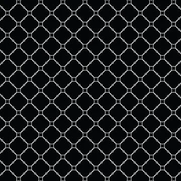 Lattice pattern with trendy lattice on a black background. Repeating pattern Stock Illustration