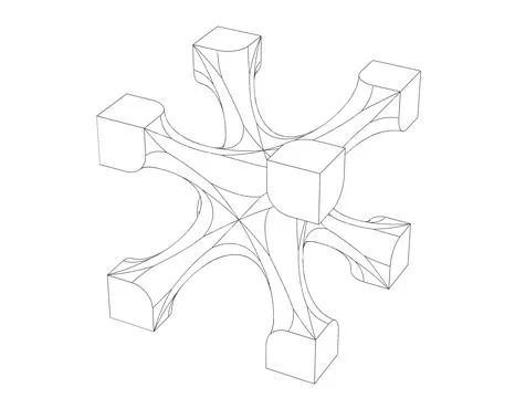 Lattice Structures of Skeletal I-WP ~ 3D Model #271168764