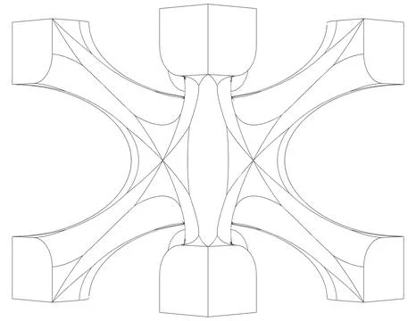 Lattice Structures of Skeletal I-WP ~ 3D Model #271168764
