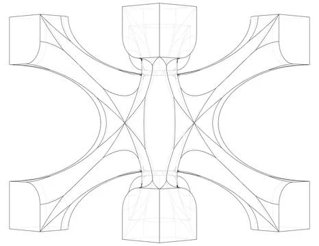 Lattice Structures of Skeletal I-WP ~ 3D Model #271168764