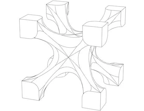Lattice Structures of Skeletal I-WP ~ 3D Model #271168764