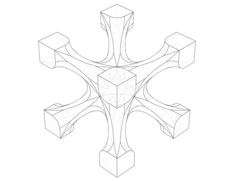Lattice Structures of Skeletal I-WP ~ 3D Model #271168764
