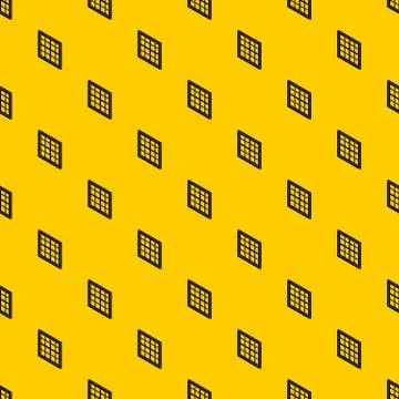 Lattice window frame pattern vector Stock Illustration