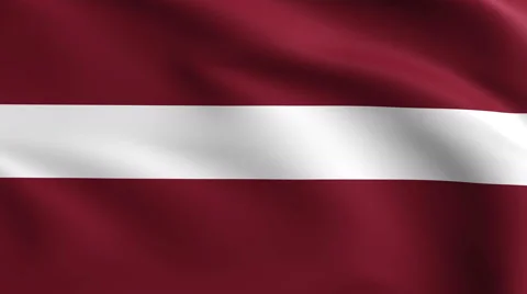Latvia Flag Background 4k Vidéo 68734918