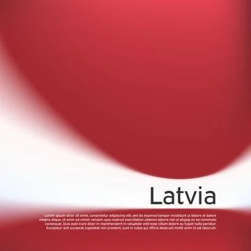 Latvia flag background. Blurred pattern in the colors of latvian flag, business Ilustración de archivo