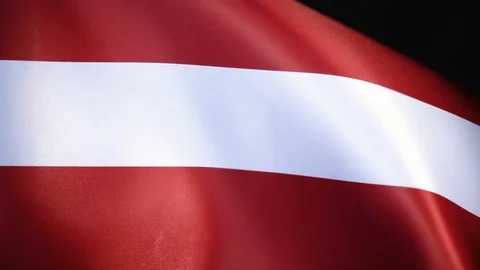 Latvia Flag Flapping Stock Footage 118966121