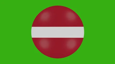 Latvia flag icon Stock Footage 150557212
