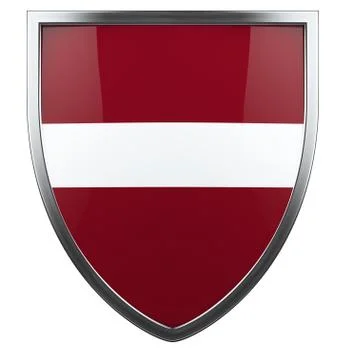 Latvia flag Stock Illustration