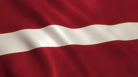 Latvia Flag Stock Illustration