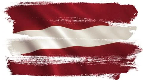 Latvia Flag Stock Illustration