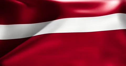 Latvia flag waving 30 seconds 4K high quality 60fps video Stock Footage 322901571