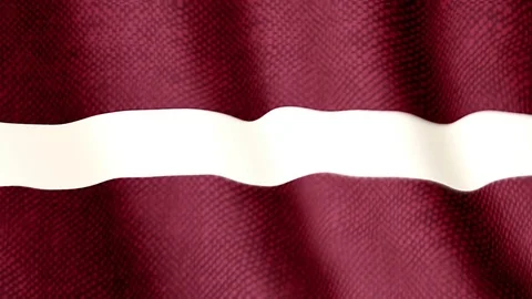 Latvia flag waving animation Video stock 77610111