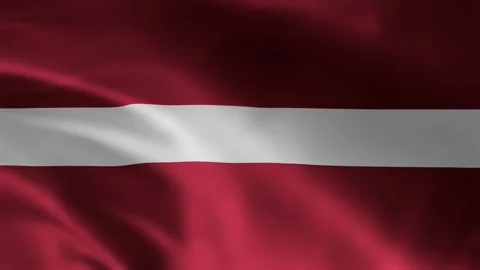 Latvia Flag Waving Seamless Loop Animation 4k Stock Footage 252238776