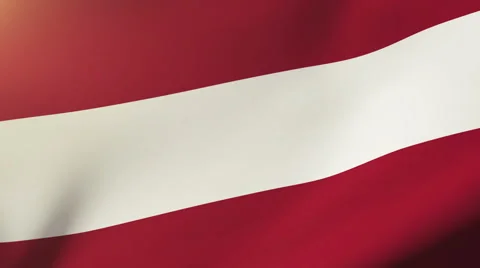 Latvia flag waving in the wind. Looping sun rises style.  Animation loop Stock Footage 47974800