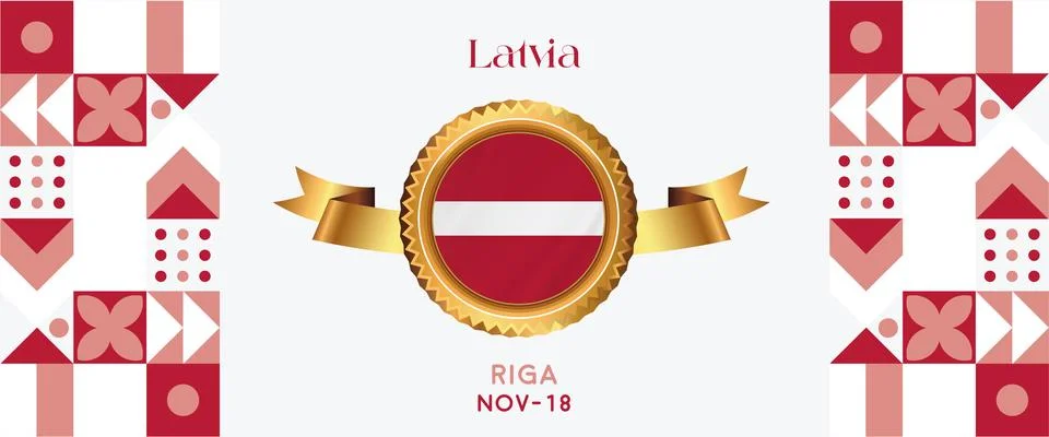 Latvia Stock Illustration