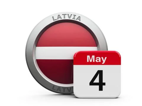 Latvia Independence Day Stock Illustration