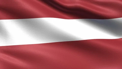 Latvia Looping Flag 4K Stock Footage 107879094