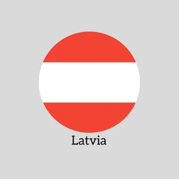 Latvia state flag Ilustración de archivo