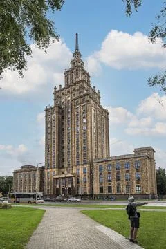 Latvian Academy of Sciences in Riga. Photos