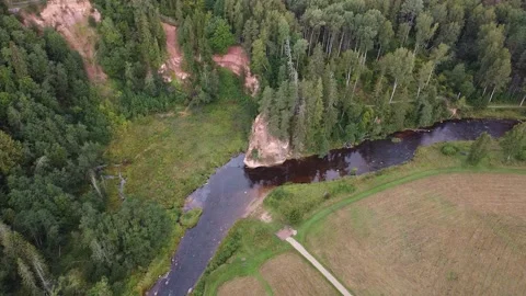 Latvian nature Video stock 206448252