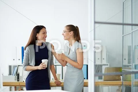 Laugh at break Stock Photos