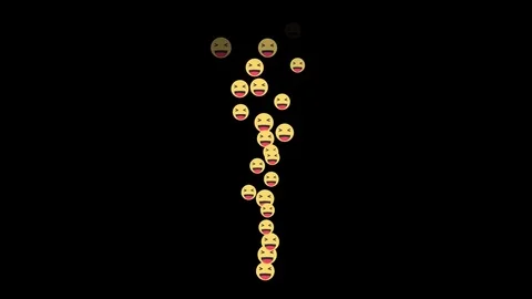 Laugh Facebook Emoji Stock Footage 75768792
