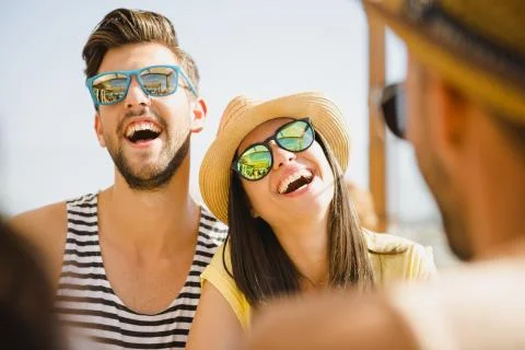 Laugh is good Stock Photos