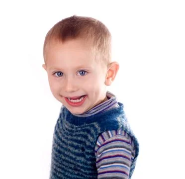 Laughing boy Stock Photos