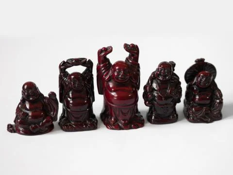 LAUGHING BUDDHAS Foto stock