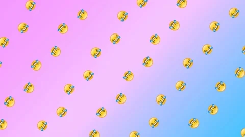 Laughing crying emoji background Stock-Footage 171926569