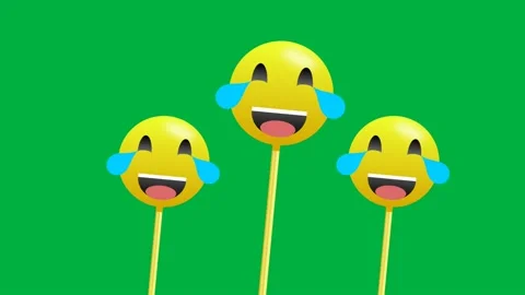 Laughing emoji Stock Footage 197530262