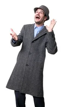 Laughing hard Stock Photos
