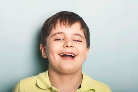 Laughing kid Foto stock