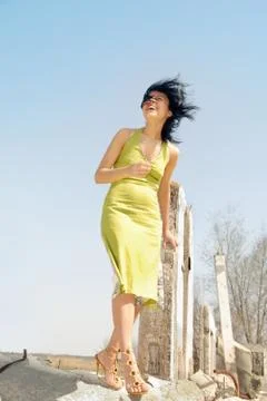 Laughing lady Stock Photos