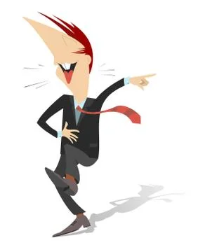 Laughing man Stock Illustration