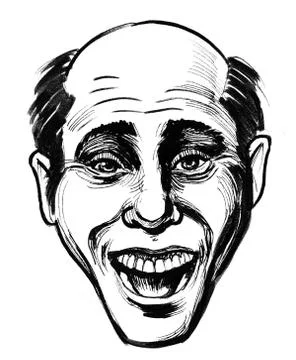 Laughing man Stock Illustration