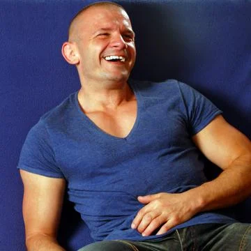 Laughing man Stock Photos