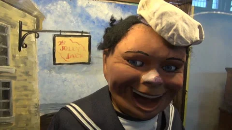 Laughing Puppet Stock Footage 58054948